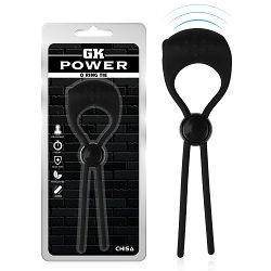 Regulowany zacisk na penisa z wibracją ring erekcyjny - 78413046