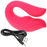 Wibrująco-ssący masażer dla kobiet 9 funkcji generator rozkoszy - 75848653 - 2