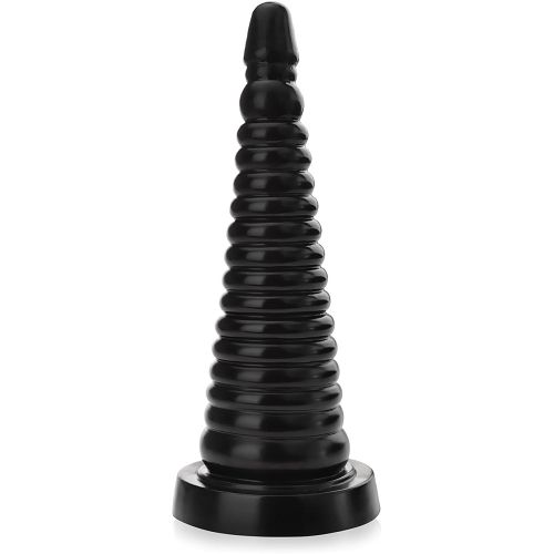 Olbrzymi korek analny dł. 23 cm śr. 6,6 cm anal plug z mocną przyssawką - 77944357
