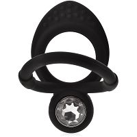 Stalowy korek analny z pierścieniem na penisa i jądra anal plug dla mężczyzn - 78374283 - 2