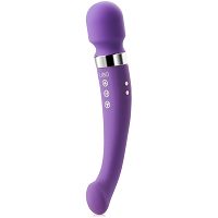 Silikonowy masażer z penetratorem pochwy w jednym - dge lf011 - 3