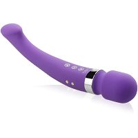 Silikonowy masażer z penetratorem pochwy w jednym - dge lf011 - 4