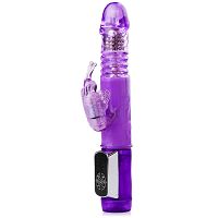 Wodoodporny wibrator rotacyjno-posuwisty z motylkiem - lbb 037352 - 2