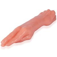 Podwójne cieliste dildo analne do fistingu lesbijskie - 79686735 - 3