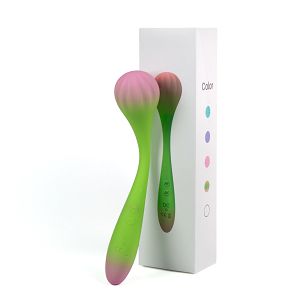 Elastyczny wibrator wand dwustronna stymulacja 100 opcji - 79853254