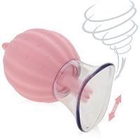 Ssący masażer łechtaczki z ruchomym języczkiem do lizania cipki - 70774433 - 2