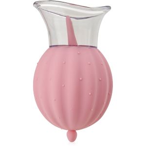 Ssący masażer łechtaczki z ruchomym języczkiem do lizania cipki - 70774433