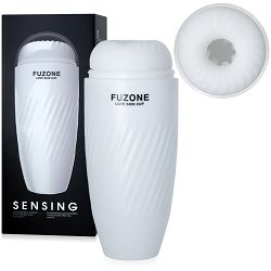 Miękka sztuczna pochwa w eleganckiej białej tubie masturbator - 72542874