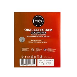 EXS lateksowy koferdam do seksu oralnego cola - 77617468