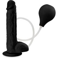 Duży penis 26cm z wytryskiem realistyczne dildo na przyssawce - 73041081 - 4