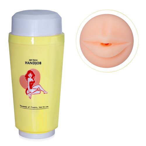 Realistyczny masturbator usta sztuczna pochwa w tubie - 73592076