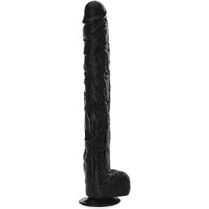 Mięsisty długi penis 42 cm duże dildo na mocnej przyssawce - 79734748