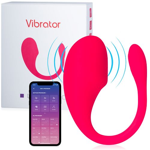 Silikonowe wibrujące jajeczko 9 programów + aplikacja - 72390862