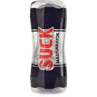 Dwustronny masturbator w tubie z efektem ssania - sztuczna pochwa + anus - 74654060 - 3