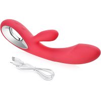 Wibrator g-spot 36 funkcji - do pochwy i łechtaczki, dwa silniczki wibrujące - 74859305 - 2