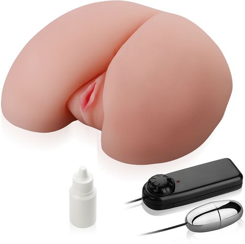 Duże jędrne pośladki sztuczna pochwa + anus + wibracja - 88765490