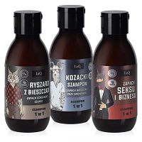 Wegański zestaw dla mężczyzn CZYŚCIOPAK z szamponami 6x100ml - 79625525 - 6