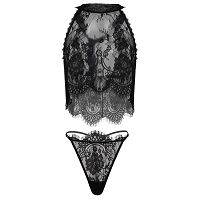 Komplet bielizny stringi + koszulka Dkaren Olimpia - 73715543 - 3