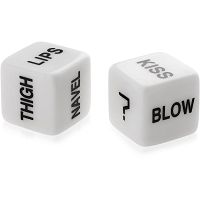 Kości miłości z erotycznymi poleceniami sex gra dla par - 79379568 - 2