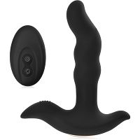 Rotacyjny masażer prostaty i krocza wibrator analny sterowany pilotem - 79823603 - 4