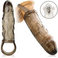 Wibruje na dotyk - żelowa nakładka na penisa i jądra - 59924291 - 3