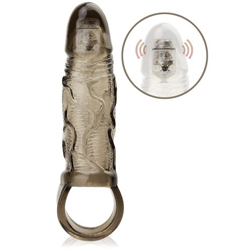 Wibruje na dotyk - żelowa nakładka na penisa i jądra - 59924291