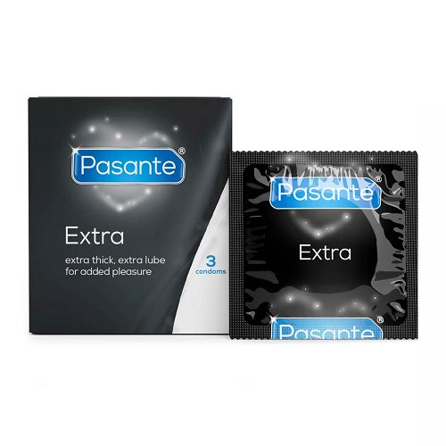 Pasante Extra mocne prezerwatywy z dodatkowym lubrykantem 3 szt - 74547577