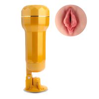 Realistyczna sztuczna pochwa Shyla z regulowaną przyssawką i wibracjami - 78018402 - 4