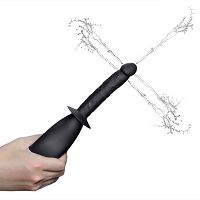 Irygator w kształcie penisa z gruszką do lewatywy 230 ml - 72078734 - 3