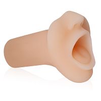 Sztuczna pochwa usta masturbator oralny męski 14 cm - 74658405 - 4