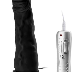 Wygięty wibrator z cyberskóry, 10 sex funkcji - 72741194