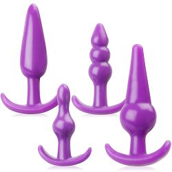 4 korki analne różne rozmiary i kształty sex komplet – 78078683