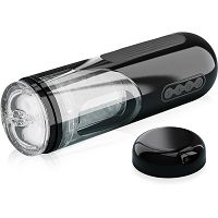 Posuwisto-obrotowy masturbator 400 ruchów/minutę z funkcją dźwięku - 50 opcji pieszczot - 77626811 - 7