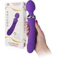 Dwustronny wibrator podgrzewany 45stc gorący masturbator – 75653249 - 3