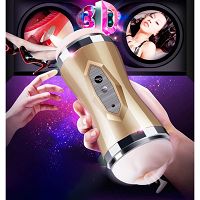 Masturbator dla mężczyzn pochwowo-oralny w tubie 35 sex funkcji - 74305160 - 2