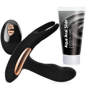 Zestaw Analny: Masażer prostaty + Lubrykant żelowy - 73040868