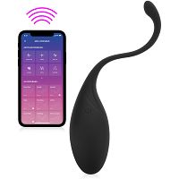 Silikonowe jajko sterowane aplikacją jajeczko wibrujące - 71275197 - 3