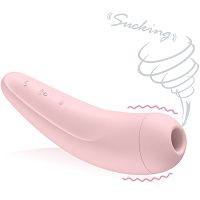 Satisfyer curvy 2+ - ssąco-wibrujący masażer łechtaczki sterowany aplikacją - 73388995 - 4