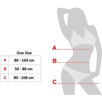 Wyjątkowe czarne body z wycięciami - 18100220 - 4