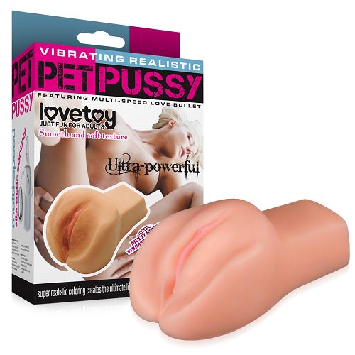 Realistyczny masturbator dla mężczyzn sztuczna pochwa z wibracjami - 72459826