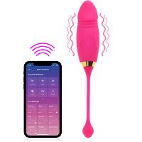 Mocne jajko stymulujące sterowane aplikacją - 9 wbudowanych funkcji - 74212637 - 2