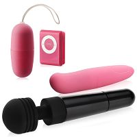 Zestaw Dla Kobiet: Wibrujące Jajko, Masażer Powietrzny, Wibrator - 76432728 - 2
