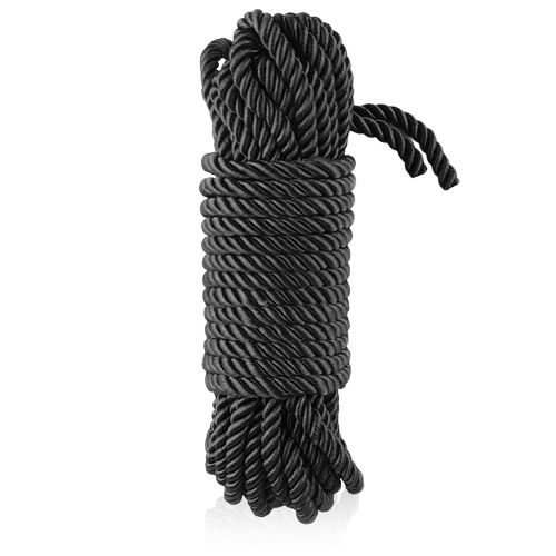 Czarny bawełniany sznur do krępowania 10 m akcesorium BDSM - 76435739