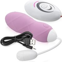 Jajeczko stymulujące sterowane bezprzewodowym pilotem 100% wodoodporne - 71483354 - 2