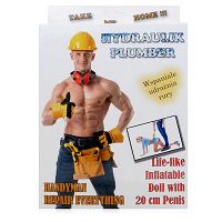 Dmuchana lalka miłości Hydraulik penis 20 cm - 74303475 - 5