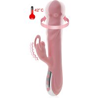 Rotacyjny wibrator podgrzewany do 42stc stymulujący punkt g i łechtaczkę - 74071544 - 3