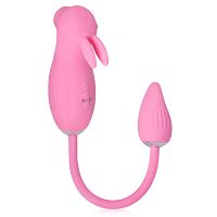 Króliczek z ssącym stymulatorem i jajeczkiem wibrującym - 77453271 - 5