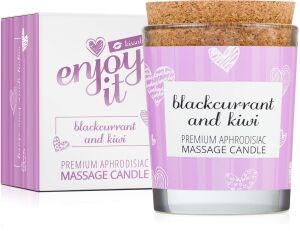 Magnetifico enjoy it! Blackcurrant&kiwi 70 ml - świeca olejek do masażu z feromonami - 75587570