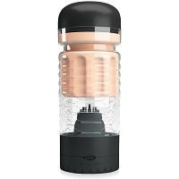 Masturbator wibracyjny z języczkiem i stymulującymi wypustkami - 73779439 - 4