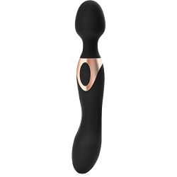 Dwustronny masażer całego ciała wielofunkcyjny wibrator z dwoma silnikami - 79534717